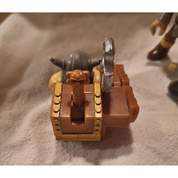 Imaginext Axemin Viking Battle Figure w Helmet Accessories - Picture 4 of 12